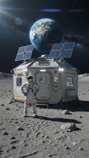 Alone on the Moon: Chronicle of Building the First Home🏡