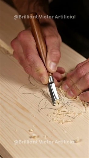 Super sharp mini tool for carving wood boards with precision #shorts