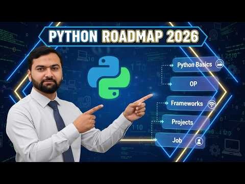 Complete Python Learning Roadmap 2026 | Beginner to Advanced | How to Learn Python Step by Step