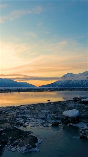 The Bering Strait: Drone reveals Alaskan-Russian boundary
