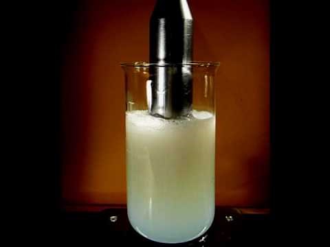 Translucent Water in Oil Nanoemulsion Prepared by High-Intensity Ultrasound, Batch Mode.