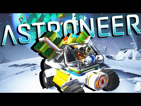 CONSTRUCTING The BARREN Research BASE! - Astroneer Gameplay