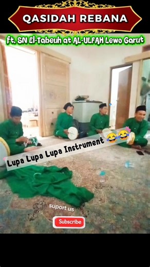lupa lupa lupa pukulan😂😂 #youtubeshorts #qasidahrebana #rebanaklasik