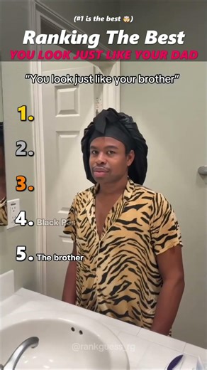 Ranking BEST YOU LOOK JUST LIKE YOUR DAD. #shorts