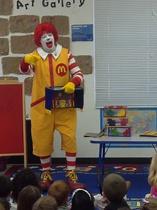 Ronald McDonald Wows Kids at The Goddard School