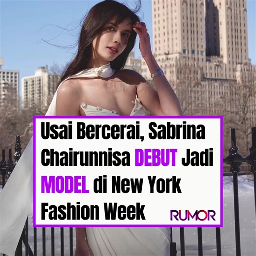 Sabrina Chairunnisa Debut di New York Fashion Week 2026