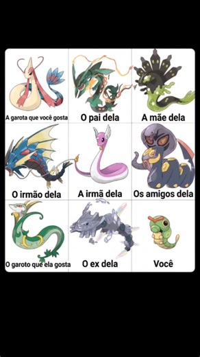 QUANDO A FAMÍLIA DA CRUSH É NÍVEL APELÃO 🐉😂 #pokemon