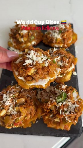 Colombian Patacones Rellenos | World Cup Bites