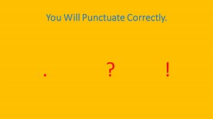 3 Punctuation Marks That End a Sentence