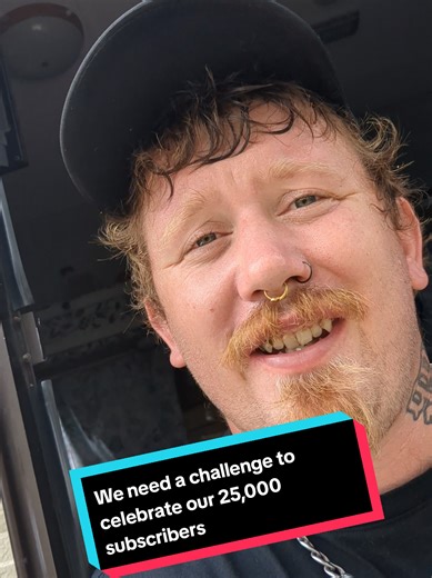 25,000! absolutely unbelievable guys cannot thank you enough. really want to do a funny challenge to have a laugh and to celebrate. let us know what you think we should do #offgridliving #offgrid #couple #countryliving #countrylife