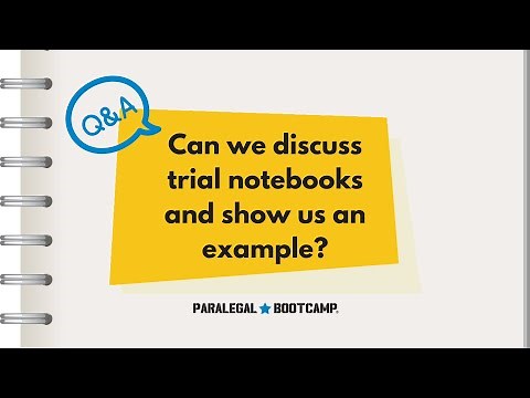 Discussing Electronic Trial Notebooks and Showing Examples!