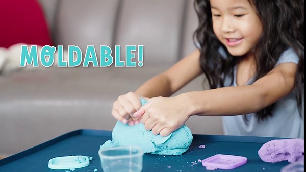Chuckle & Roar Grand Sand Sensory 3-Pack – Never-Drying Tactile Construction Sand, Gluten-Free, Reusable, Works in Water, Creative Play Party Favors for Kids Ages 3+