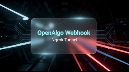 OpenAlgo Webhook Configuration using Ngrok Tunnels | Rajandran R