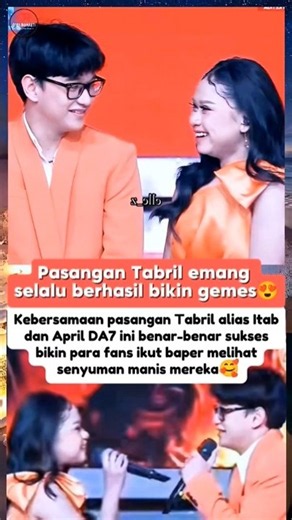 Pasangan Tabril emang selalu bikin gemes! 🥰 #aprilda7 #tabril #itab #indosiar