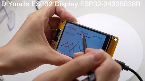 2.8 inch ESP32-2432S028R ESP32 Yellow Display - 9341 Resistive Touchscreen 240x320 TFT LCD Module CYD Development Board for Arduino IDE (Pack of 2)