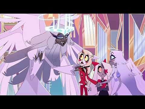 Hazbin Hotel | Charlie & Vaggie visit heaven + Welcome to heaven + Adam and Lute