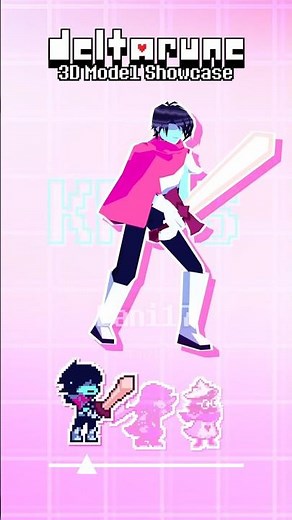 DELTARUNE Characters in 3D | Model Showcase