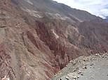 Driver tackles perilous road as he makes his way across Peru's Cotahuasi Canyon