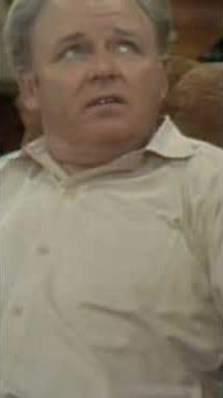 Archie bunker speaks his mind to meathead about guys wearing a purse #allinthefamily #robreiner