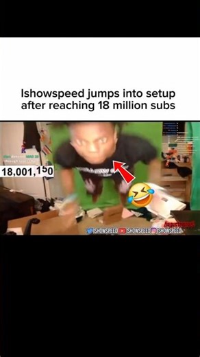 The day IShowSpeed smashed into his computer 🤣 #ishowspeed