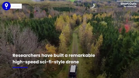 High-speed sci-fi drone can land on vehicles moving at 70 mph