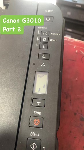 Canon G3010 Print head cleaning #reels | GJR Printer Repair