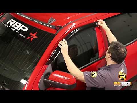 How to Install EGR Tape On Window Visors