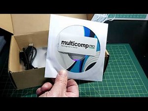 Multicomp pro MP720016 USB Oscilloscope unboxing and setup.