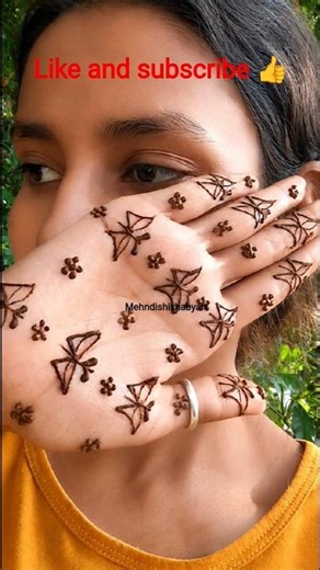 🦋 Butterfly Mehndi Design 🦋 | ✨ Quick, Simple & Beautiful Henna Art 💖