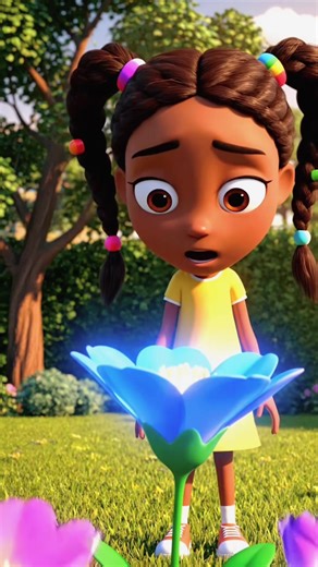 Maya just found something magical…🌟🌸✨#kidstiktok #blackgirlmagic #familyfun #kidsadventure #disney
