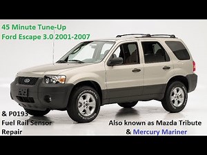 2007 Ford Escape Tune-Up and Fuel Rail Sensor Repair P0193