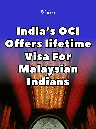 India's OCI Visa Update for Malaysian Indians