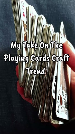 Creative Playing Cards Craft Ideas for Scrapbooking
