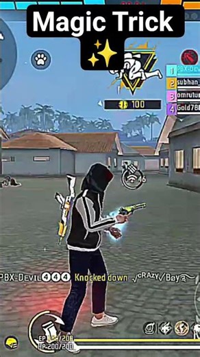 Free Fire Magic Trick ✨ l
