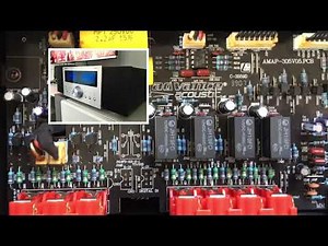 Advance Acoustic MAP-305II inside a stereo power amplifier