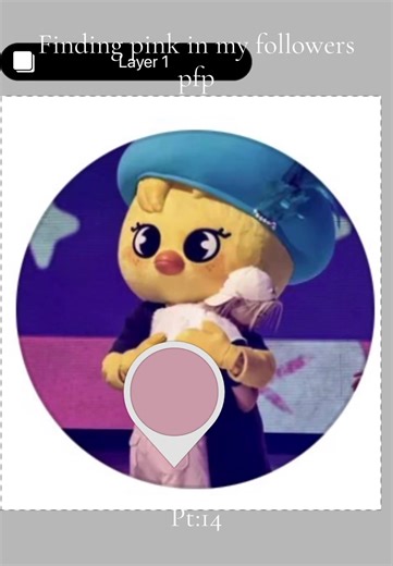 Finding pink in my followers pfp