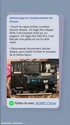 Comment changer de disque dur dans PC portable Lenovo ?