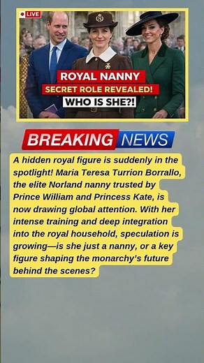 ROYAL NANNY SECRET STUNS PALACE! #RoyalDrama #BreakingNews #RoyalFamily