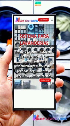 Neox Sistemas on Instagram: "💼✨ ¡Transforma tu lavandería con Neox! ✨💼 ¿Sigues gestionando tu negocio con papel y lápiz? 😕 ¡Es hora de dar el siguiente paso! Con Neox Lavanderías, puedes automatizar todo: 📊 Control total de ventas 🧺 Seguimiento de servicios y pedidos 👥 Gestión de empleados 📈 Reportes completos, ¡sin errores ni caos! Dile adiós a los tickets perdidos y a los cálculos manuales. Todo lo que necesitas, en una sola plataforma, para llevar tu lavandería al siguiente nivel. 🚀 ¡