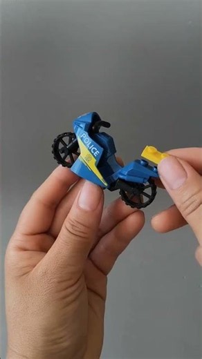 Building block motorcycle, Lego small particle building blocks, educational assembly toys, child