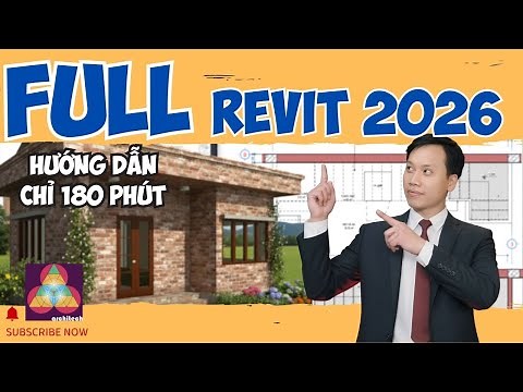 Revit 2026 Tutorial from A to Z in just 180 minutes