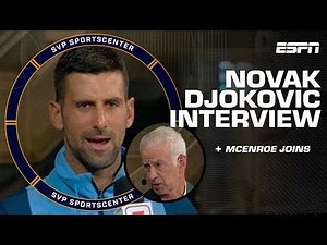 Novak Djokovic interview on the US Open & winning Olympic gold + John McEnroe joins | SC with SVP