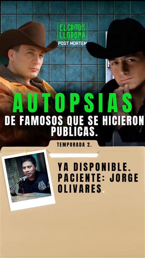 🩸 Las autopsias que nunca debimos ver… En esta charla con el forense Jorge Olivares, hablamos de los casos más impactantes: Valentín Elizalde y Julián Figueroa, cuyas autopsias fueron expuestas al mundo sin consentimiento. ¿Qué lleva a alguien a publicar estos archivos? ¿Cómo afecta a la justicia y a las familias? 🗣️ ¿Tú qué opinas? ¿Debería ser castigado quien filtra estas imágenes? Comenta y comparte tu punto de vista. 👇 🔍 #Autopsias #CasosReales #ElGritoDeLaLlorona #ValentinElizalde #Juli
