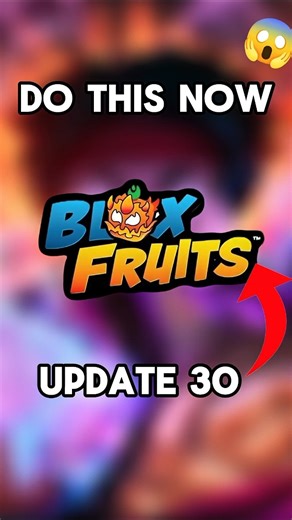 DO THIS NOW Before the Update Drops ⚠️ #roblox #bloxfurit #robloxguide #bloxfruittips