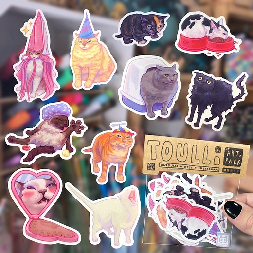 Cat Stickers Vol. 1 - Etsy