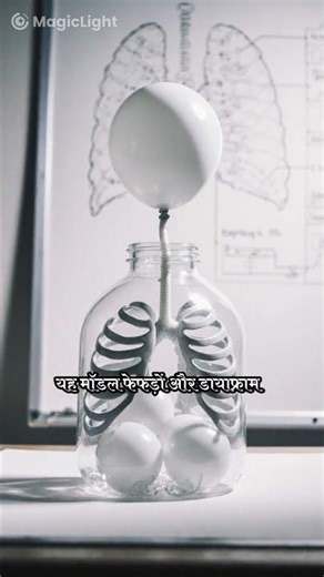 How Lungs Work | Simple Breathing Model Experiment in 1 Minute