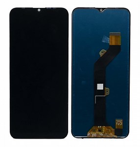 LCD with Touch Screen for Tecno Spark 6 Go - Black (display glass combo folder)
