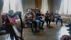 Day 2 - Eileen Ivers April 2025 Wild Atlantic Music Tours The drawing room in the 300-year-old Westport House came to life this afternoon, on Easter Sunday. Thrilled to be joined by these wonderful musicians and friends: Diarmuid Gielty on fiddle, John J. Butler on uilleann pipes/whistle, Laoise Kelly on harp, and Alan Hughes on mandola. The sounds of these combined instruments spoke so deeply in this space. Here's a few polkas that I had heard Laoise play years ago... super fun to play with her