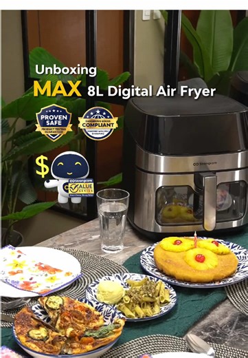 Strongcore MAX 8L Air Fryer: Big Family Meals Made Easy