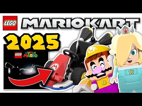 LEGO Mario Kart 2025 OFFICIAL Reveal - Minifigures Teased, Movie Sets & MORE!